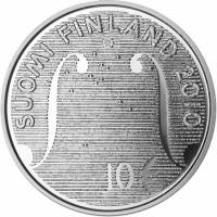 (№2010km157) Монета Финляндия 2010 год 10 Euro (100-го летию. дня рождения Конста Jylhauml)
