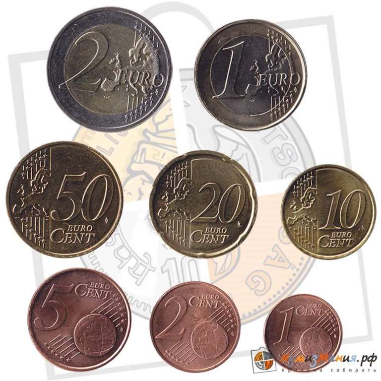 (2011) Набор монет Евро Нидерланды (Голландия) 2011 год   UNC
