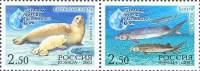 2003-069-70  Сцепка (2 м) Россия Животные  Сохраним природу Каспийского моря III O