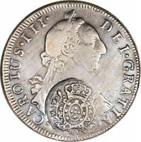 (№1808km240) Монета Бразилия 1808 год 960 Reacute;is (Минас-Жерайс)
