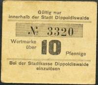(№1917) Банкнота Германия 1917 год "10 Pfennig"