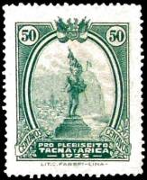 (№1925-3) Марка Перу 1925 год "Вопросы плебисцита 19251927 про Такна и Арика", Гашеная