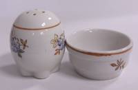 Солонка с перечницей, Рижский зафод, клеймо PFF (сост. на фото)