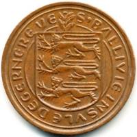 (№1977km28) Монета Гернси 1977 год 2 Pence
