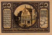 (№1921) Банкнота Германия 1921 год "50 Pfennig"
