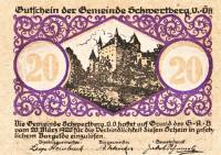 (№1920) Банкнота Австрия 1920 год "20 Heller"