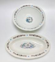 Салатник + селёдочница, ЗИК Конаково, СССР