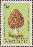 (1983-094) Марка Вьетнам "Сморчок съедобный"    Грибы III Θ