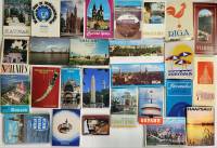 Наборы открыток 27 шт Зарубежные страны города Рига Вильнюс Таллин разные полные комплекты