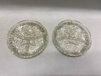 Менажница хрусталь СССР, 2 шт