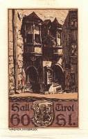 (№1920) Банкнота Австрия 1920 год "60 Heller"