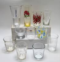 Стаканы стекло 11 штук разные
