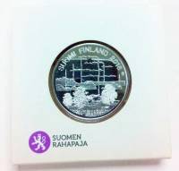(2018) Монета Финляндия 2018 год 20 евро "Финская сауна"  В коробке Серебро Ag 925  PROOF