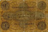 (№1867P-S638) Банкнота Германия 1867 год "1 Thaler"