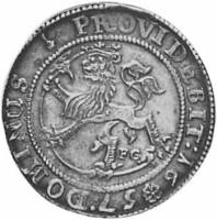 (№1655km41A(A41)) Монета Норвегия 1655 год 1 Speciedaler