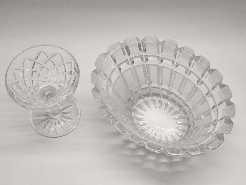 Салатник и креманка-конфетница хрусталь СССР