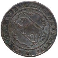 (№1718km91(bern)) Монета Швейцария 1718 год frac12; Batzen