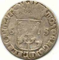 (№1691km60) Монета Нидерланды 1691 год 6 Stuiver (Rijderschelling)