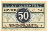 () Банкнота Германия (Веймар) 1919 год   ""   VF