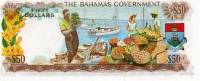 (№P-24a) Банкнота Багамские острова 1965 год 50 Dollars "Багамский доллар"