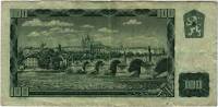 () Банкнота Чехословакия 1961 год 100  ""   VF