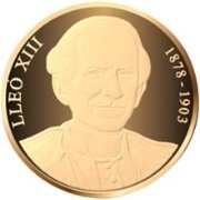 (№2007km306) Монета Андорра 2007 год 1 Cegrave;ntim (256-й Папа Римский Лео XIII)