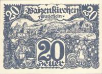 (№1920) Банкнота Австрия 1920 год "20 Heller"