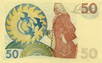 (,) Банкнота Швеция 1986 год 50 крон "Густав III"   UNC