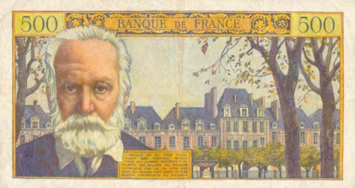 (№1954P-133a.2) Банкнота Франция 1954 год &quot;500 Francs&quot;