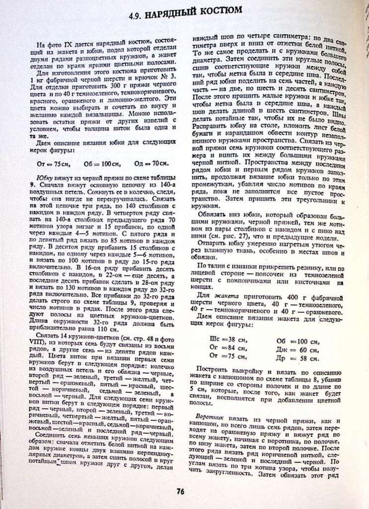 Книга Вязаная одежда 1986 Е. Панаит-Лека Бухарест Твёрдая обл. 10 с. С цв илл