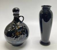 Графин + ваза, обливная керамика