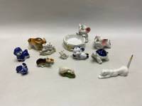 Сувенирные фигурки керамика 12 шт