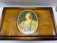 Футляр для монет дерево 2 яруса, ячейки под капсулу 40,6 мм