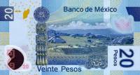 (№2006P-122b.1) Банкнота Мексика 2006 год "20 Pesos"