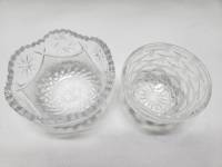 Креманки 2 шт 10*6 см и 12*7 см хрусталь СССР (сост. на фото)