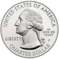 (046p) Монета США 2019 год 25 центов "Парк Лоуэлл"  Медь-Никель  UNC