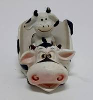 Подставка-сувенир "Корова с теленком", полистоун, Китай (сост. на фото)