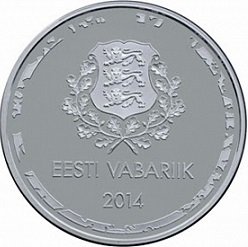 (2014) Монета Эстония 2014 год 10 евро &quot;XXII Зимняя Олимпиада Сочи 2014&quot;  Серебро Ag 925  PROOF