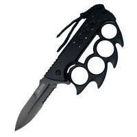 Нож  "Складной нож-окопник с кастетом "  