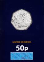 (2018) Монета Великобритания 2018 год 50 пенсов "Снеговик"  Медь-Никель  Буклет