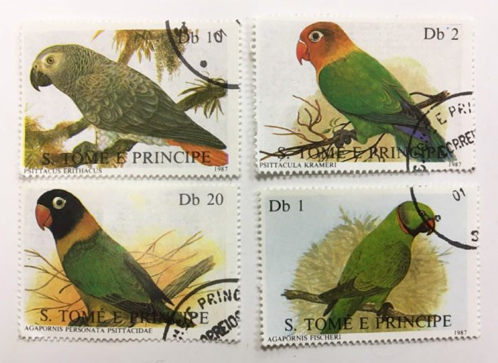 (--) Набор марок Сан-Томе &quot;4 шт.&quot;  Гашёные  , III Θ