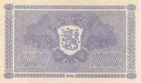 (1945 Litt A) Банкнота Финляндия 1945 год 1 000 марок    UNC