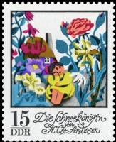 (1972-081) Марка Германия (ГДР) "Снежная королева (3)"    Сказки III Θ