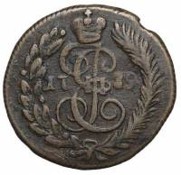 (1789, ЕМ) Монета Россия-Финдяндия 1789 год 1/4 копейки   Полушка Медь  XF