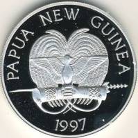 () Монета Папуа-Новая Гвинея 1997 год 5  ""   Биметалл (Серебро - Ниобиум)  UNC