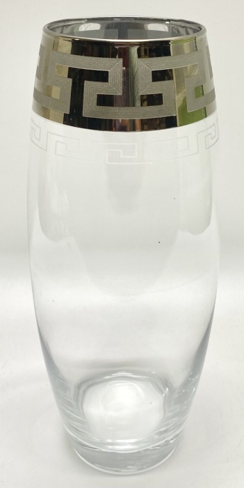 Ваза хрусталь позолота Богемия 