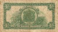 (№P-5) Банкнота Багамские острова 1930 год 4 Shillings "Багамский шиллинг"