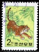 (1962-007) Марка Северная Корея "Амурский тигр"   Хищники Северной Кореи III Θ