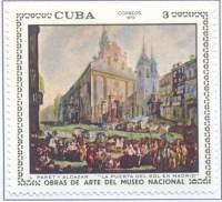 (1970-064) Марка Куба "Мадрид"    Музей в Гаване III Θ