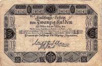 (№1811P-A48a) Банкнота Австрия 1811 год "20 Gulden"